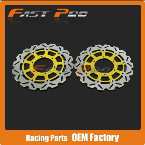 Motorcycle 1 Pair Front Brake Disc Rotor For Suzuki GSXR600 GSXR750 2008-2017 GSXR1000 2009-2015 GSXR1000 ABS 2015-2019