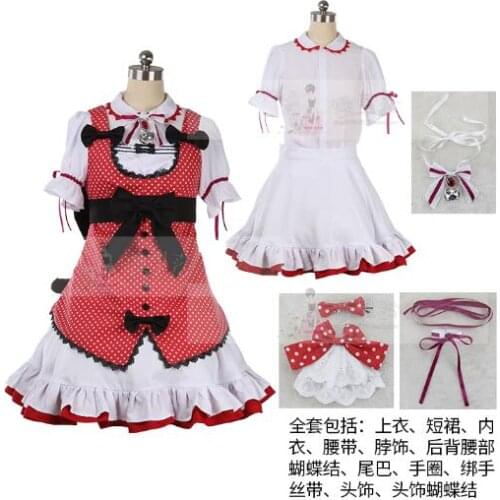 NEKOPARA OVA Nekomimi Paradise Chocola Vanilla Lolita Dress Uniform Outfit Games Cosplay Costumes
