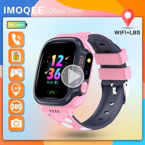 Smart Watch Kids GPS Wifi Tracker Waterproof Smartwatch Kids Video Call Phone Watch Call Back Monitor Smartwatch Y92