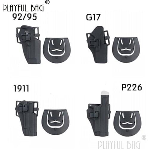 PB Playful bag CS Tactical Holster M1911/ 92 /17 Hard Plastic Holster CS sport toys accessory DIY equipment QE40S