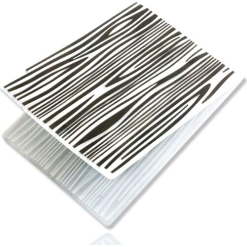 Wood Grain Plastic Embossing Folder For Scrapbook DIY Album Card Tool Plastic Template Stamp