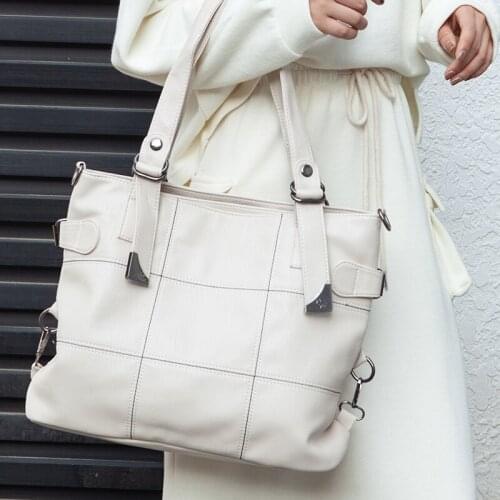 High Quality PU Leather Women Handbags Tote Bags Designer Large Capacity Ladies Shoulder Bag Fashion Ladies Casual Messenger Bag