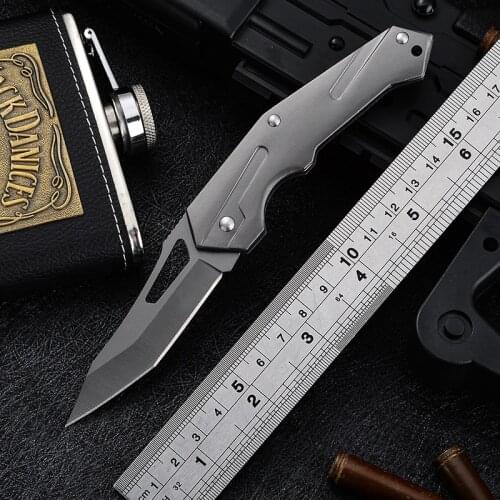 Tactical Knife High Hardness All-steel Folding Knife Outdoor Camping Portable Pocket Knife Pocket Knife Folding Knife
