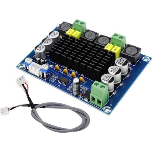 TPA3116D2 XH-M543 Dual-Channel Stereo High Power Digital Audio Amplifier Board 2*120W Amplificador DIY Module 12V-24V
