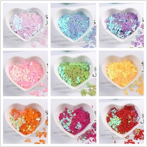 10G/360pcs/Pack Colorful Mermaid Shape Loose Sequins Paillettes Sewing Craft, Women Garments Bags,Children Craft DIY Accessories