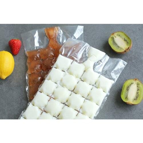 10Pcs/Set Ice Cream Molds For Juice Water Ice Cream Whisky Kitchen Accessories Ice Cube Molds Disposable Ice bag DIY