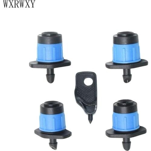 Irrigation Dripper Water nozzle drip With seal Sprinklers adjustable 360 Degrees Watering Gardening tools 200pcs