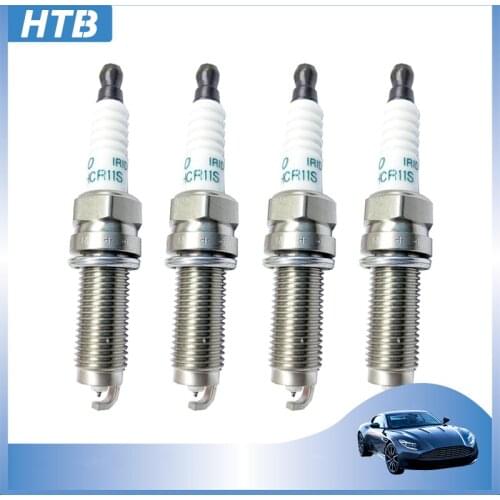 4pcs 12290-R40-A02 SXU22HCR11S Iridium Spark Plug For Honda Accord Civic Acura ILX MDX 12290 R40 A02 12290R40A02 SXU22HCR-11S