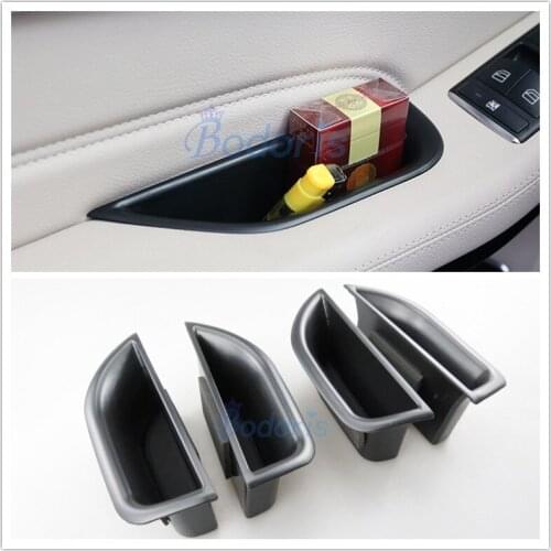 For Mercedes Benz AMG 2010-2015 E Class W212 E200 E260 E320 Car Organizer Door Armrest Storage Box Container Accessories
