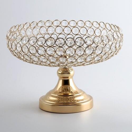 Crystal Candle Holder Storage Dish Candy Tray Candlesticks Stand for Wedding Centerpieces Christmas Valentines Day Home Decor