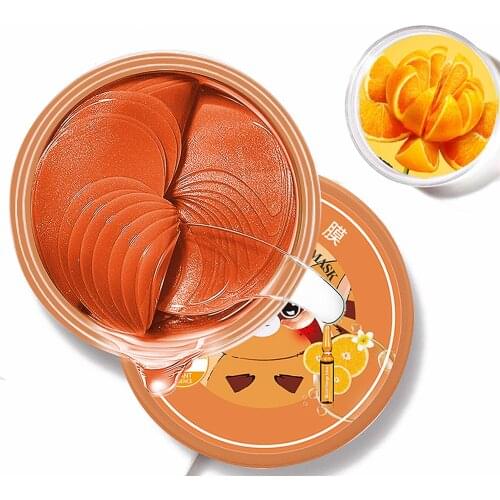 Eye Masks Crystal Collagen Eye Patches Vitamin C Brightening Anti Wrinkle Aging Eye Mask Remove Dark Circles Skin Care Eye Pads