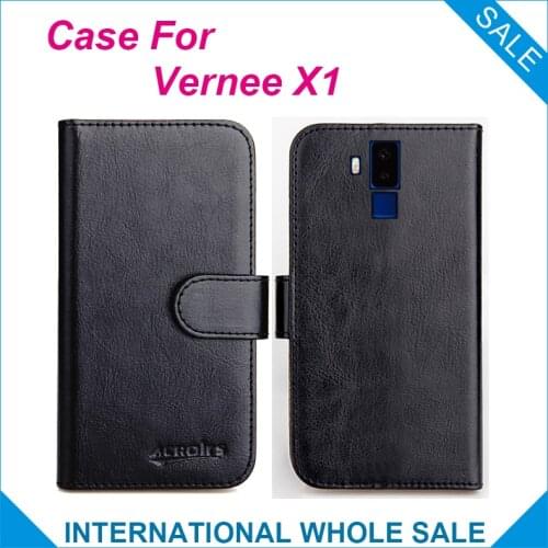 Original! Vernee X1 Case ,6 Colors High Quality Leather Exclusive Case For Vernee X1 Cover Tracking