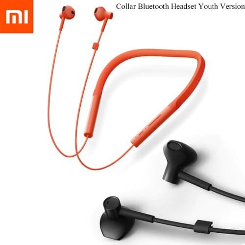 Original Xiaomi Collar Bluetooth Headset Youth Version 2018 New Neckband Sports Earphone Fast Charge Mi Wireless Headphones