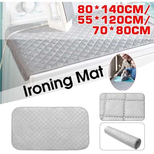 Home Ironing Mat 3 Sizes Portable High Temperature Resistance Ironing Pad Easy Press Ironing Pad Thickened Clothes Protector