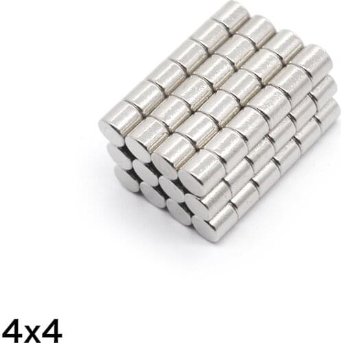 20/50/100pcs 4x4mm Mini Small Round Magnets N35 Neodymium Magnet Dia 4x4mm Permanent NdFeB Strong Powerful Magnets 4*4mm