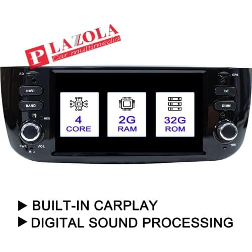 4GB Autoradio 1 Din Android 10 Car DVD Player Stereo For Fiat/Linea/Punto evo 2012-2015 Multimedia GPS Navigation IPS DSP 8core