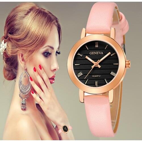 Women Vintage Watches Ladies Fashion Watch 2020 New Elegant Dress Leather Strap Ultra Slim Wrist Watch Montre Femme Reloj Mujer
