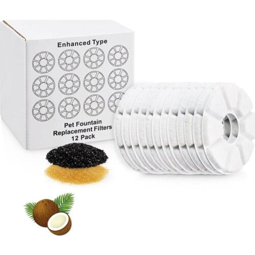 Pet Cat Water Fountain Filter Replacement Carbon Filter Pad for Keep Pet Healthy
