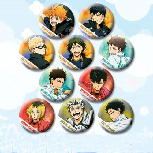 Haikyuu!! badgeKuroo Tetsurou Oikawa Tooru tsukishima kei 58 mm Brooch Pins