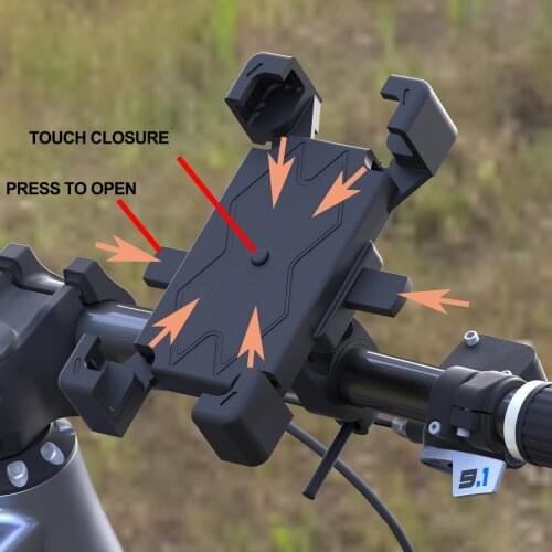 Motorcycle Bicycle Moto Bike Phone Navigation Holder Support handlebar Rearview Mirror Mount Clip Bracket for Mobile CellPhone