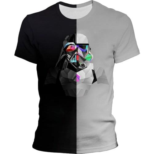 Star Wars 2021 New Abstract style 3D Print Summer Fashion T-shirt Men Womens shirt oversize funny t shirts Children clothes Top