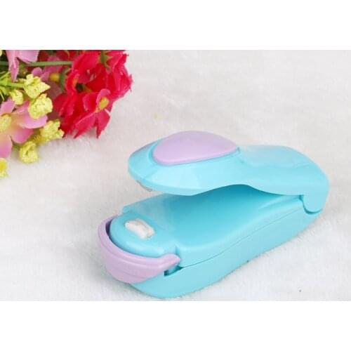 Portable Mini Sealing Machine Household Food Protector Plastic Bag Handy Kitchen Gadgets Easily Resealed
