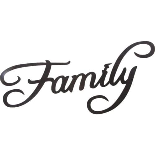 Family Letter Word Wood Hanging Sign Wall Decal Sticker Room Home Decor Ornament F1CC