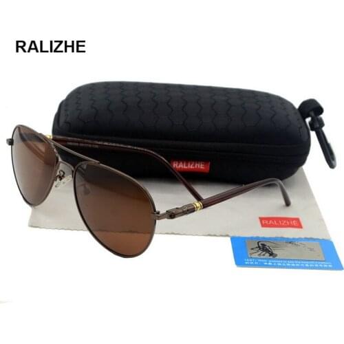 2019 Mens Womens Aviation Metal Alloy Polarized Sunglasses Luxury Retro Classic Designer Brand Sun Glasses Accessories Driving