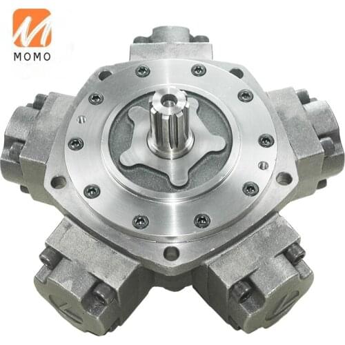 External spline NHM 6-600 radial piston splined hydraulic motor for Large planter