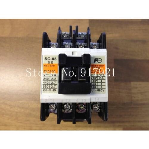 [ZOB] Japan Fuji Fe SC-03 AC contactor 220VAC genuine original --5pcs/lot
