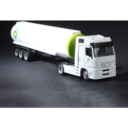 1/43 classic American oil tank truck container truck trailer vehicles car diecast model car collection collective gifts show