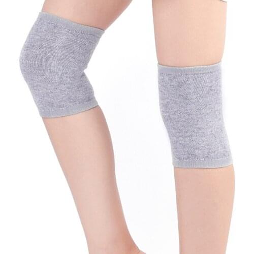 1 Pair Knee Pads Light Weight Knee Sleeves Solid Winter Coldproof Warm Knees High Kneecap Protectors Leg Warmers All Season