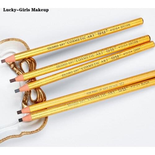 Lucky-Girls 1pcs Microblading Eyebrow Pencil Longlasting Waterproof Eye brow Pencils Easy to Wear Cosmetic Beauty Tool