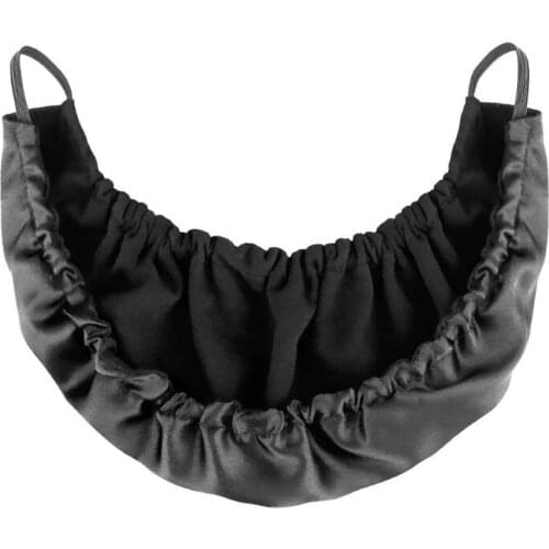 1Pc Men Black Beard Bandana Cover Facial Apron Guard Cap Bedtime Bib Bonnet Rag