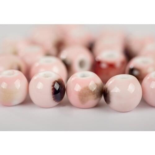 10# 40pcs Sphere Ceramic beads beads jewelry for bracelet making porcelain bead for jewelry making #IY311