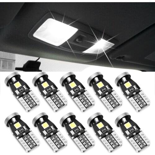 10Pcs T10 W5W Car LED Bulbs Signal Lamp for Suzuki Vitara Swift Ignis SX4 Baleno Ertiga Alto Grand Vitara Jimny S-cross