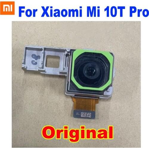 100% Original Best Rear Back Camera For Xiaomi Mi 10T Pro 10TPro Big Main Backside View Camera Module Flex Cable Phone Parts