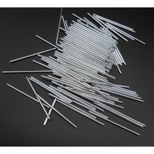 1000Pcs X Dia.2.5MM 60mm Φ2.5 Iron Shaft Toy Car Gear Wheel Axle Optical Axis DIY Accessories Galvanized 60 MM 6CM 2.5X60MM New