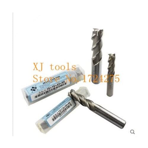 Free Shipping 2PCS 3F 9mm-20mm full grinding mill Milling cutter,HSS containing aluminum end mill, straight shank end mill