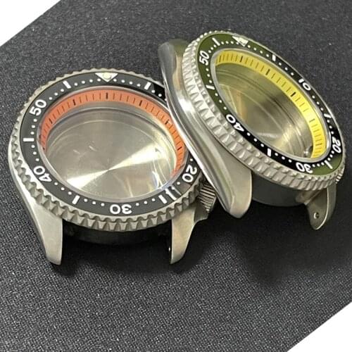 40.3mm Titanium Modified Diving Steel Watch Case Sapphire Glass Suitable for SKX007/009/Seiko NH35A/NH36A/SBDX001 Movement