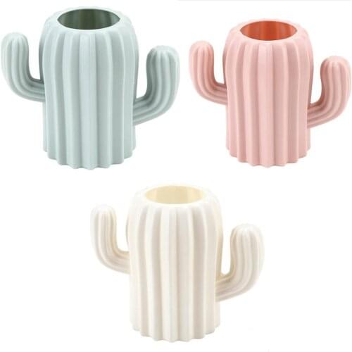 Creative Cactus Desktop Organizer Pen Holder Desktop Organizer School Office Pencil Holder Organizer Cute Desk Accessories Gift