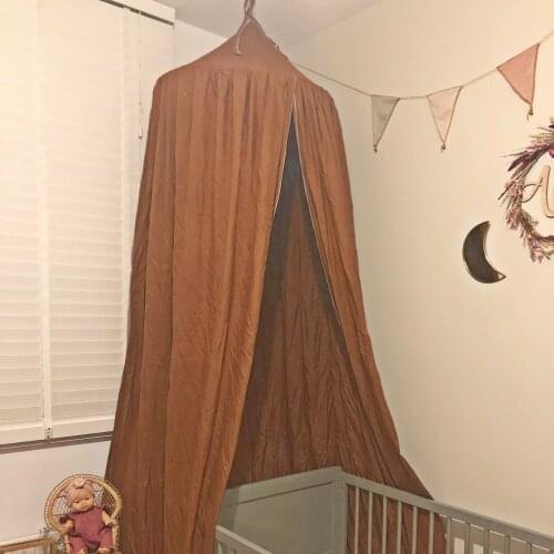 Kids Canopy Baby Mosquito Net for Crib Girls Boys Hung Dome Bedding Baby Bed Canopy Curtain Kids Tent Room Decor