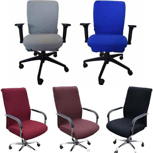 Elasticity Office Computer Chair Cover Side Arm Chair Cover Spandex Rotating Lift Dust Cover for Chair Universal Without Chair