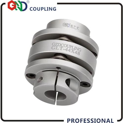 GND aluminum alloy stepped double diaphragms clutch 5mm clamping series shaft coupling D26 L30