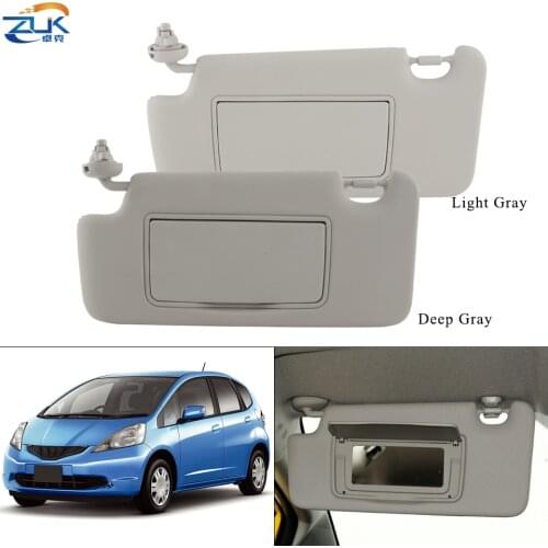 ZUK Auto Driver Side Left Sunvisor Sun Visor Shield Antidazzle Sunshade For HONDA FIT JAZZ 2009 2010 2011 2012 2013 2014 GE6 GE8