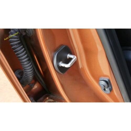 Lapetus Inner Door Lock + Door Check Arm Stop Rust Waterproof Protection Cover Trim 8 Pcs Fit For Nissan Murano 2015 - 2018