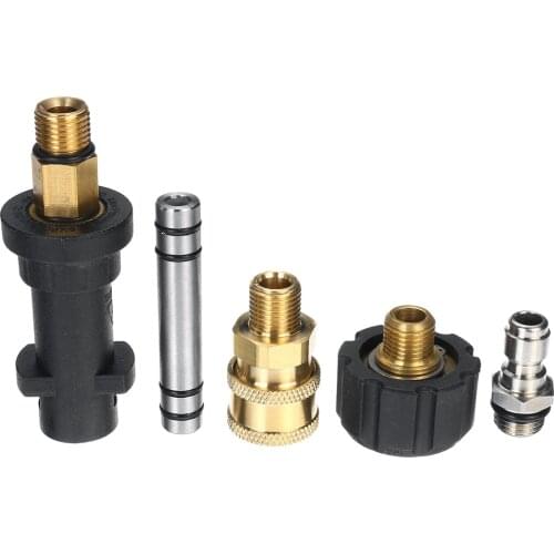 1/4" Quick Connect Female Coupler Adapter M22 for Karcher Car Clean Washing Pressure Washer Connector for Quick Garden Hose