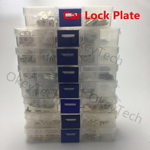 Okeytech Car Lock Plate For VW Hyundai Honda Ford Mondeo Lock Reed Auto Lock Repair Accessories Locksmith Brass Material