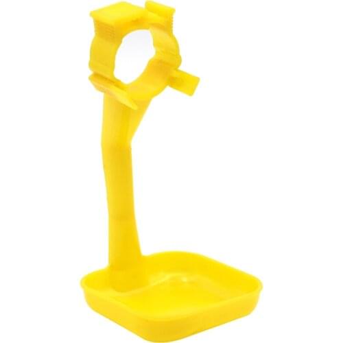 20 Pcs Chicken Waterer Hanging Cups Yellow Drinker Cup Poultry Birds Duck Water Bowl Nipple Drinker Feeder Watering Supplies