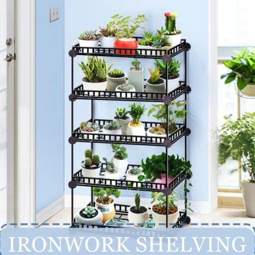 6/5/4/3 Tier Plant Shelves Flower pot holder Garden Rack Display Stand Succulent plants home Balcony Decoration